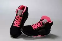 sport air jordan 5 femmes chaussures afficher populaire noir rose